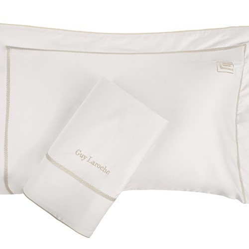 Παπλωματοθήκη Υπέρδιπλη Guy Laroche (Σετ) Elite Ivory/Beige 250X240