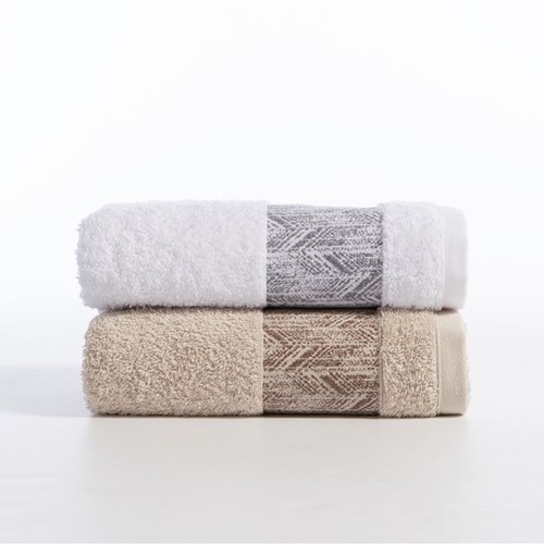 Πετσέτα Χεριών Nef-Nef Homeware Depreo 30x50 Ecru