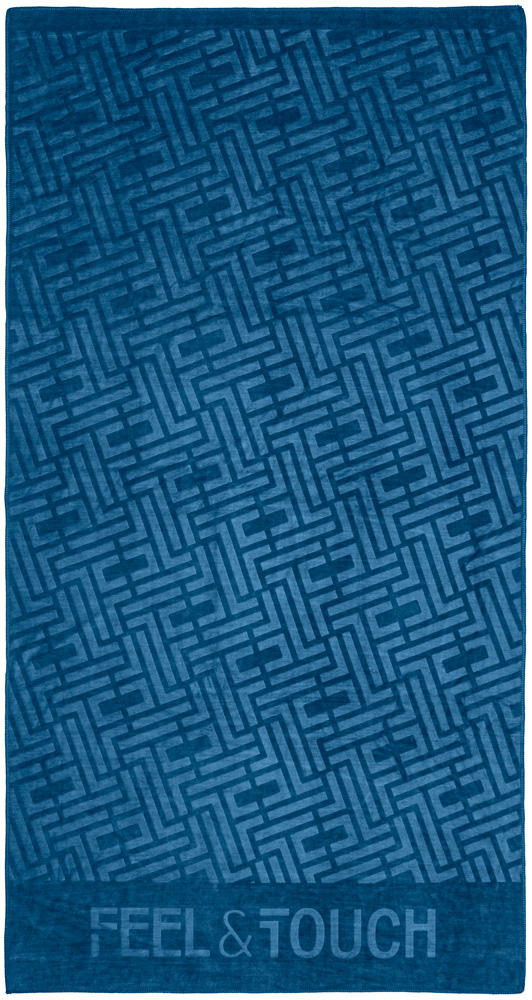 Πετσέτα Θαλάσσης Feel and Touch Icon Ocean Blue 90X170