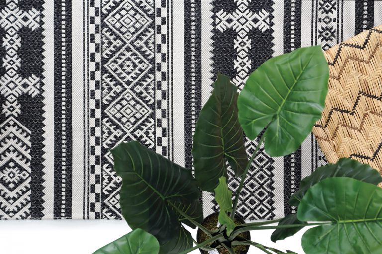 Χαλί Σαλονιού Royal Carpet Casa Cotton 1.57X2.30 - 22095 Black (All Season)