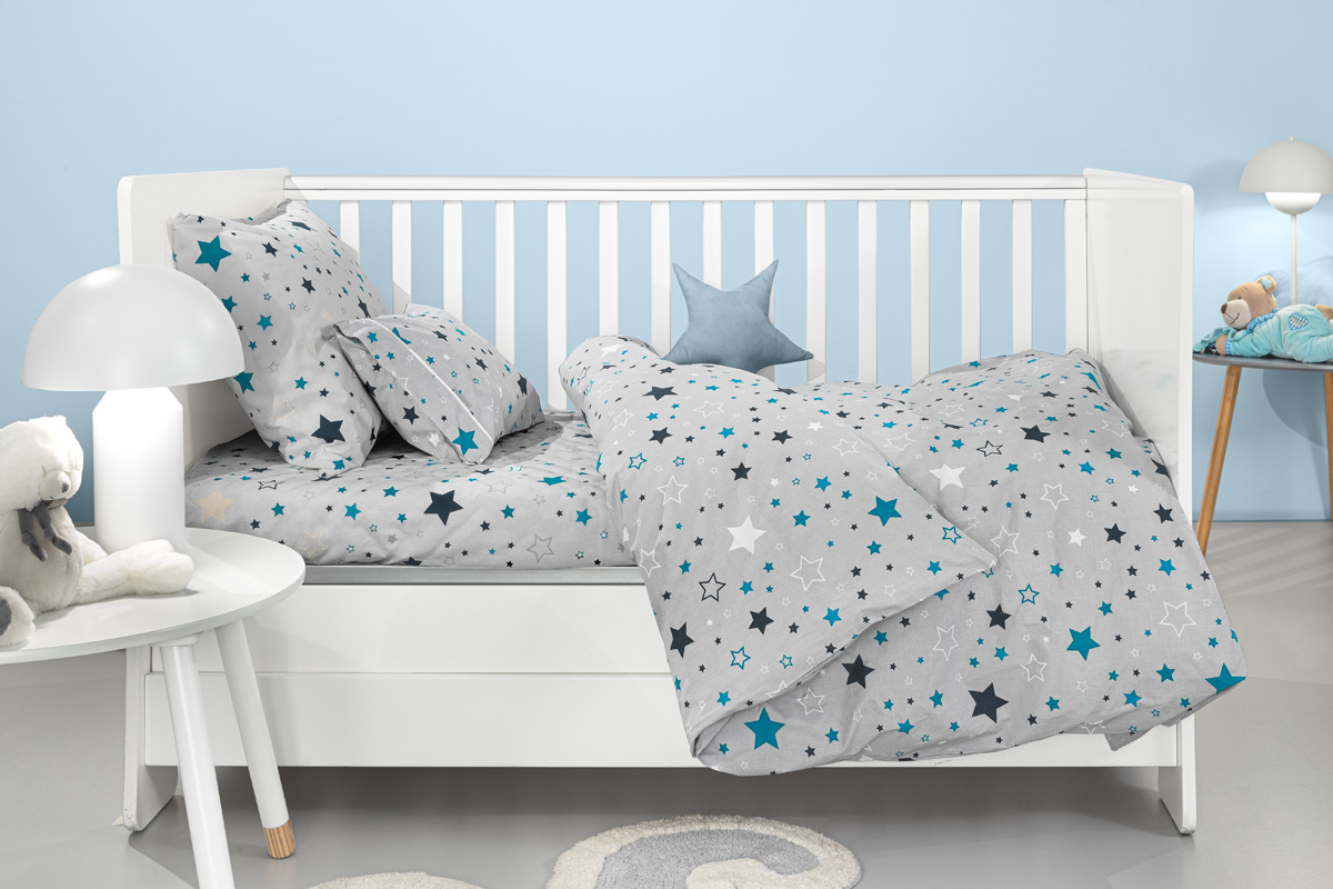 Βρεφικά Σεντόνια Guy Laroche Starland Silver 115X170