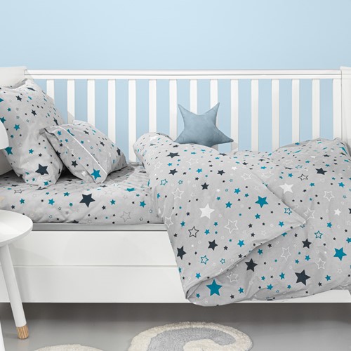 Βρεφικά Σεντόνια Guy Laroche Starland Silver 115X170