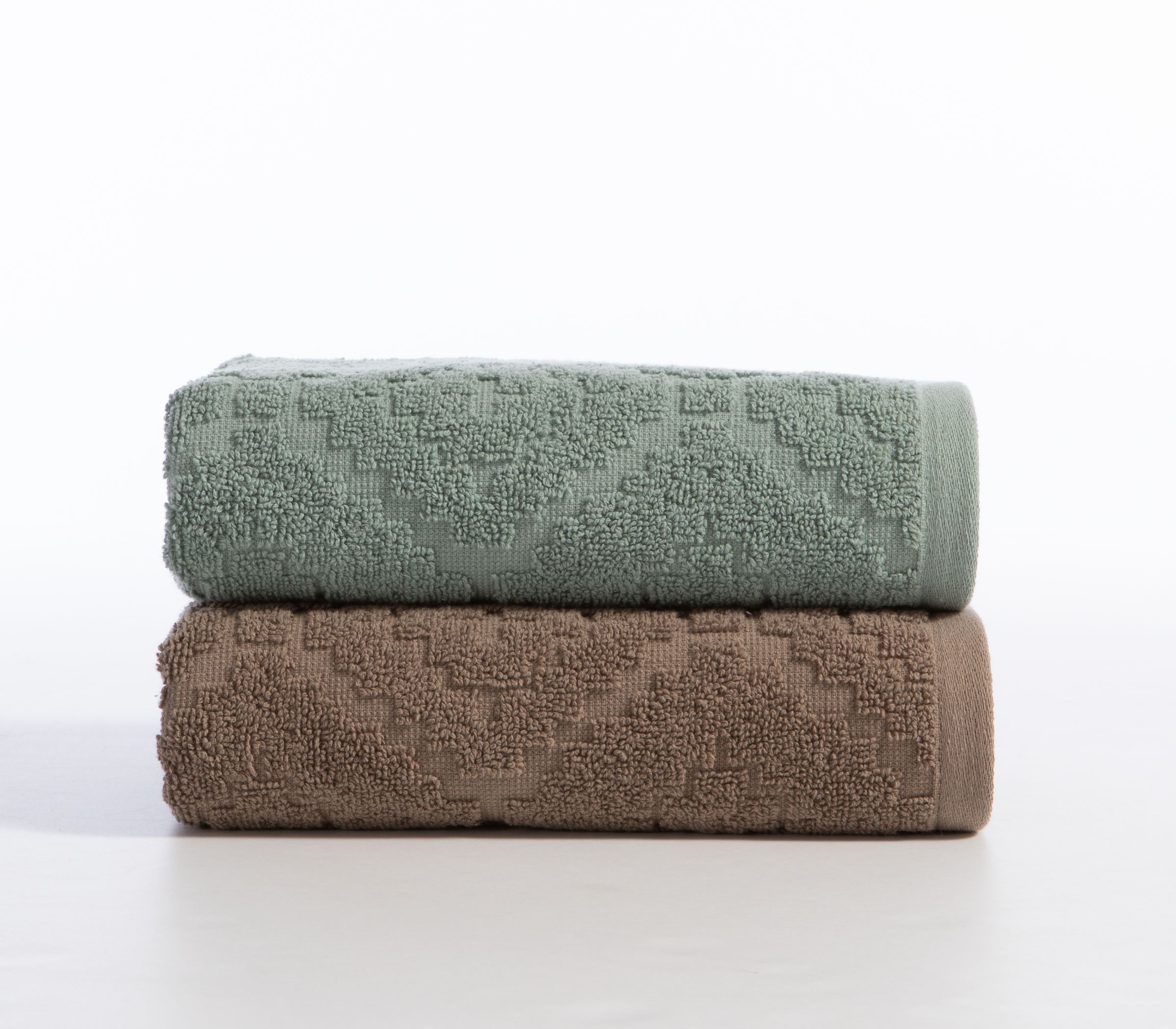 Πετσέτα Προσώπου Nef-Nef Homeware Romian 50x90 Mocca