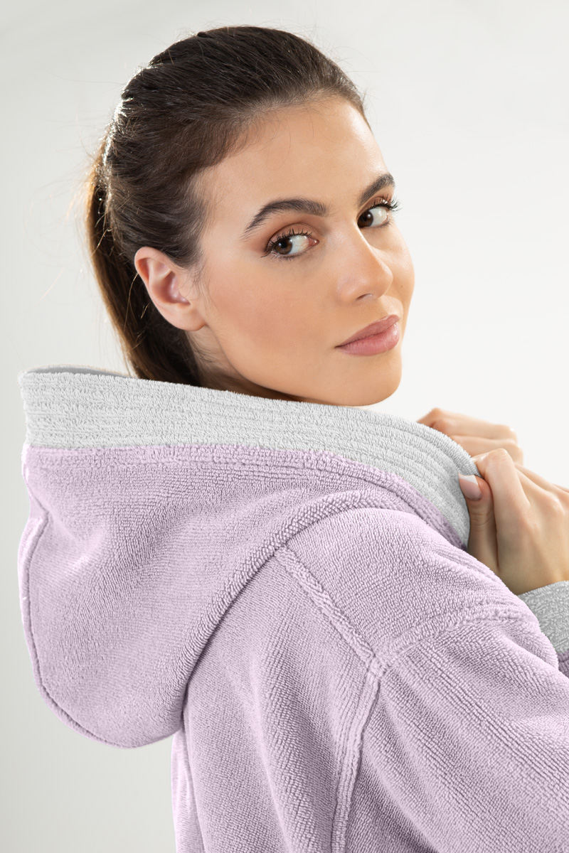 Μπουρνούζι Guy Laroche Monogram Lilac Medium 