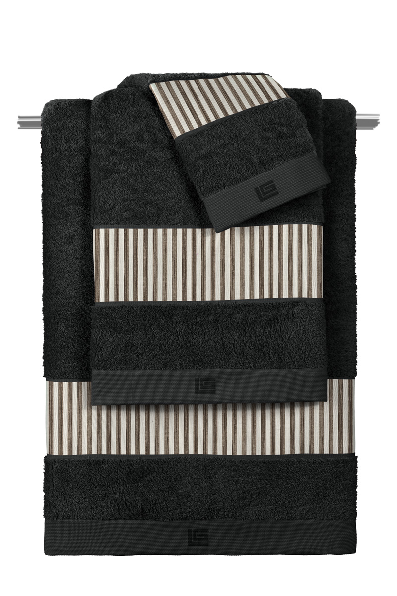 Σετ Πετσέτες Guy Laroche Avene Natural-Black  (3ΤΜΧ) 