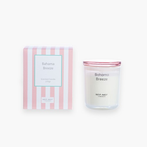 Αρωματικό Κερί Nef-Nef Homeware Bahama Breeze 270gr Pink