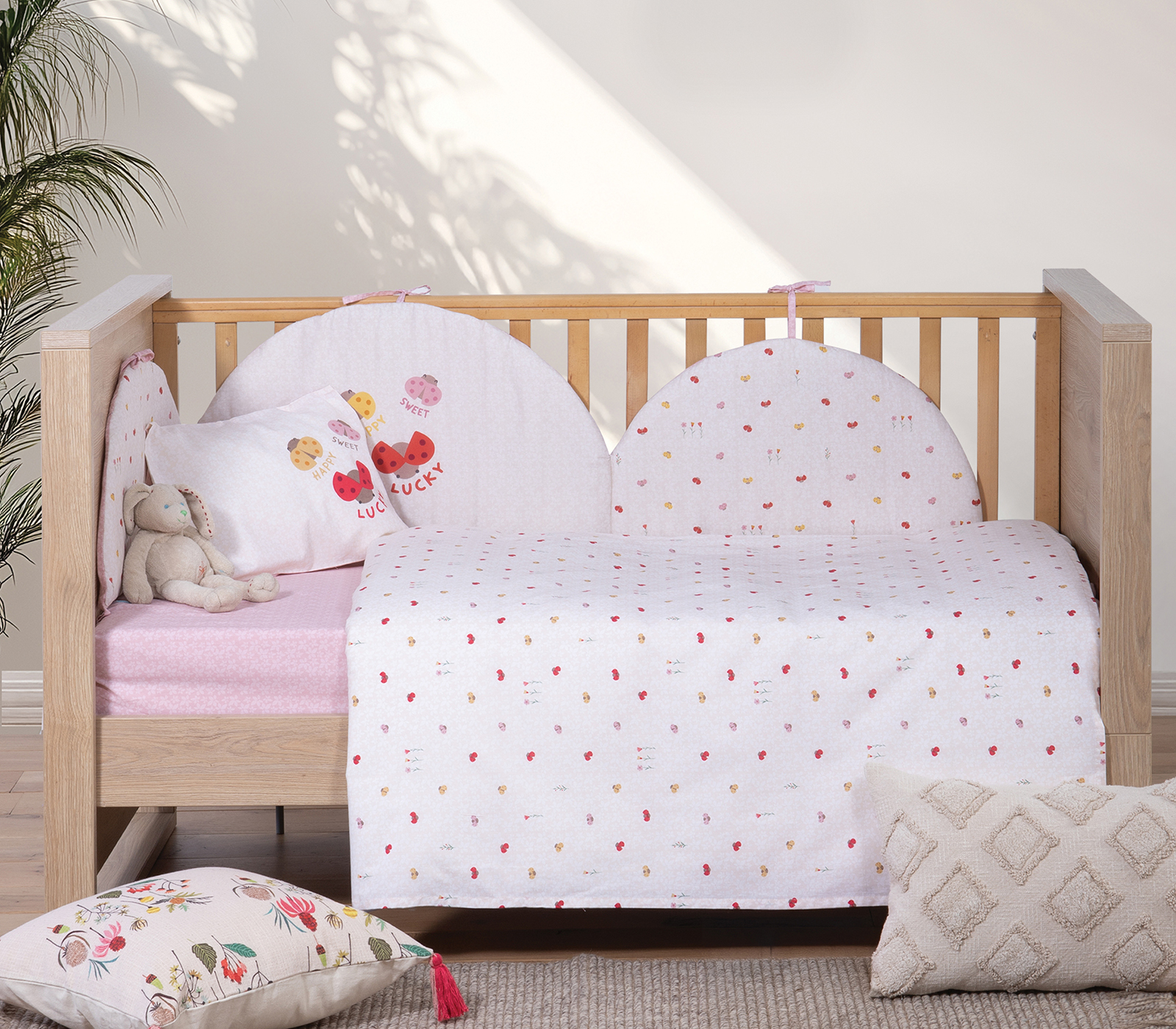 Πάντα Κούνιας Nef-Nef Homeware Lady Bug Ecru