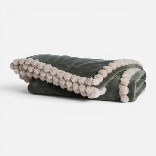 Κουβερτάκι Καναπέ Nef-Nef Homeware Pompozia 130x180 Green