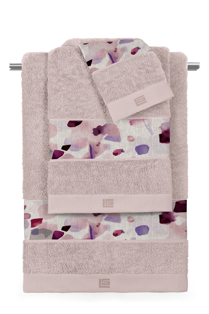 Σετ Πετσέτες Guy Laroche Carmel Melanze/Pudra 3τμχ