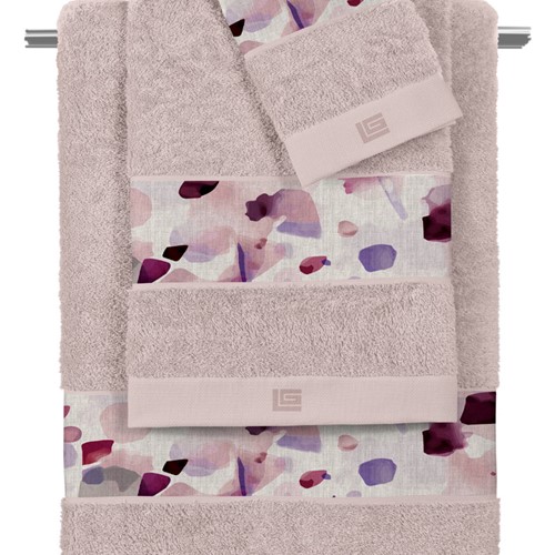 Σετ Πετσέτες Guy Laroche Carmel Melanze/Pudra 3τμχ