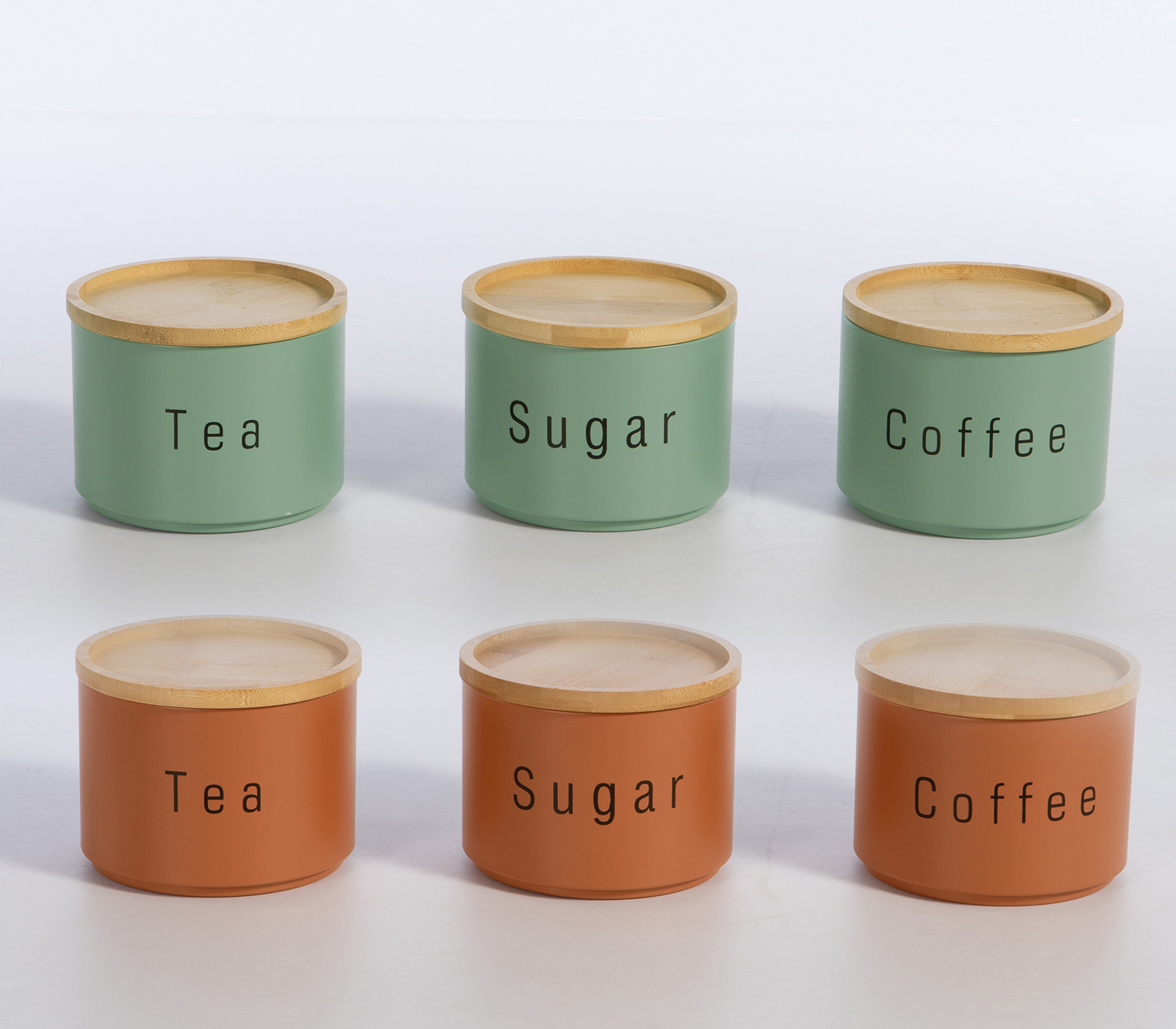 Δοχείο Αποθήκευσης Nef-Nef Homeware Coffee-Tea-Sugar 3τμχ Terra