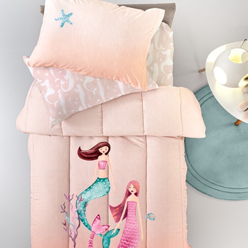 Παιδικό Κουβερλί Guy Laroche Merida Salmon 160Χ230 Suede