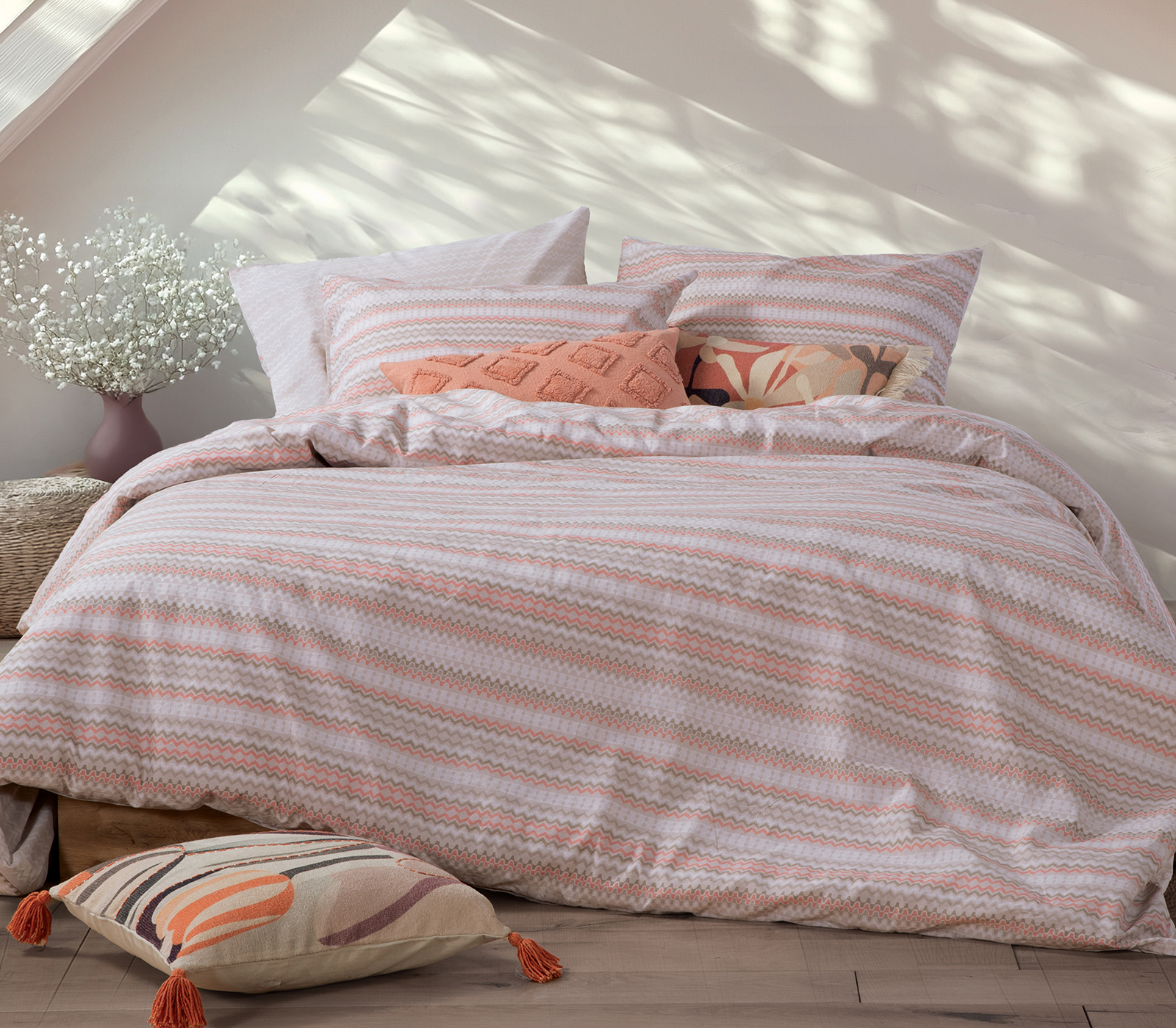 Μαξιλαροθήκη Nef-Nef Homeware Quantro 52x72  Beige