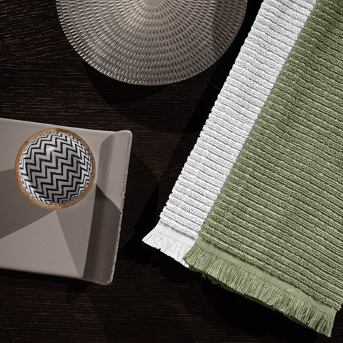 Πετσέτες Κουζίνας Guy Laroche (Σετ) Tissus Khaki 40X60