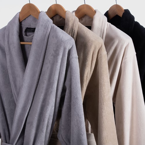 Μπουρνούζι με Γιακά Nef-Nef Unit Beige Extra Large