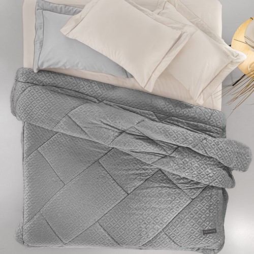 Κουβερτοπάπλωμα Μονό Guy Laroche Profile Grey 160x240