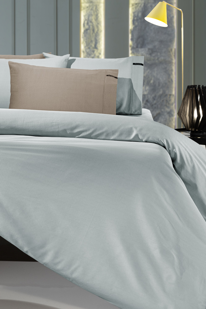 Σεντόνι King Size Guy Laroche Minimal Azul 180X200+35 (Με Λάστιχο)