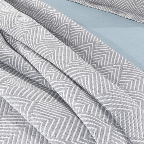 Κουβερτόριο Μονή Tetris Guy Laroche Silver 160X260