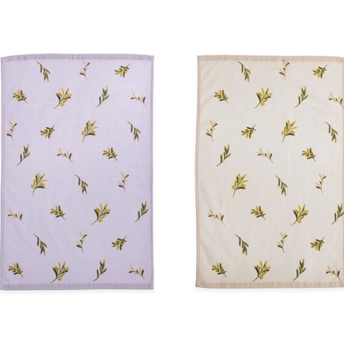 Ποτηρόπανο Βελουτέ Nef-Nef Homeware Olive 40x60 Lilac