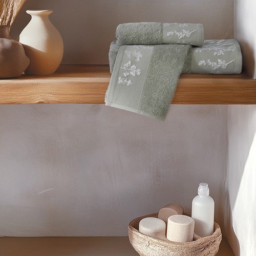 Πετσέτα Προσώπου Nef-Nef Homeware Claris 50x90 Green