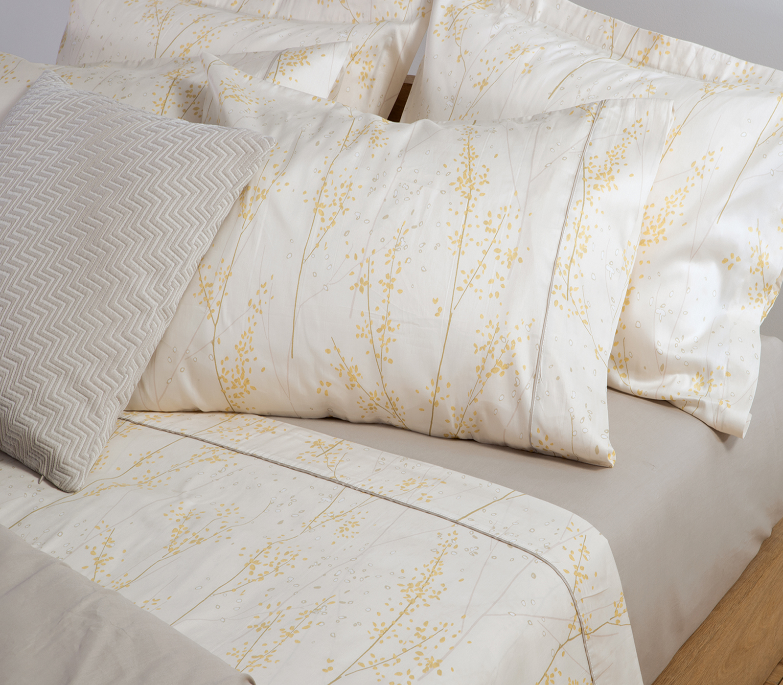 Σεντόνια King Size  Βαμβακοσατέν Nef-Nef Homeware (Σετ) Elements-Sailen 270X280 Beige