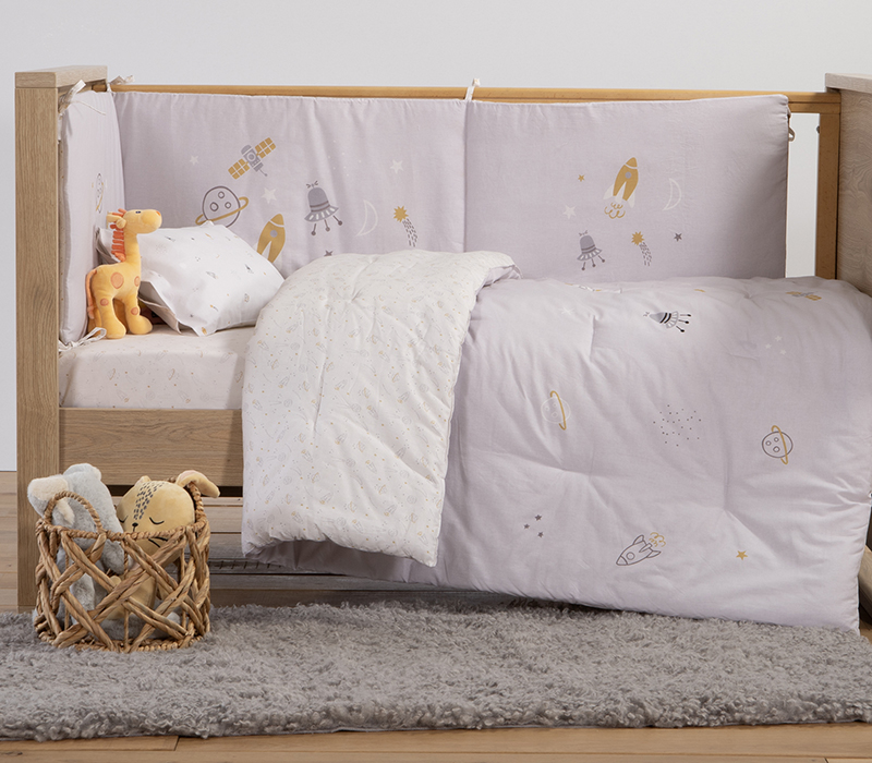 Βρεφικό Πάπλωμα Nef-Nef Homeware My Universe 110x140 Grey