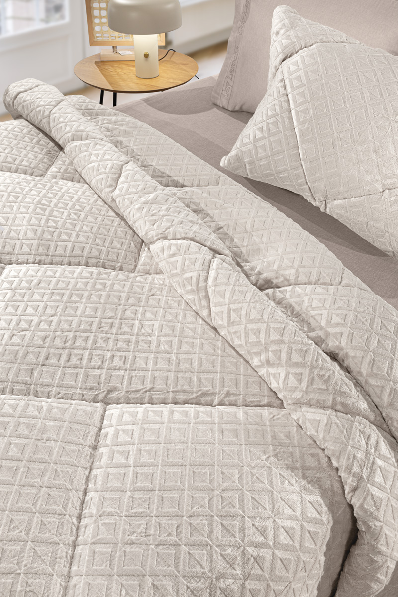 Κουβερτοπάπλωμα Υπέρδιπλο Guy Laroche Profile Ιvory 220x240