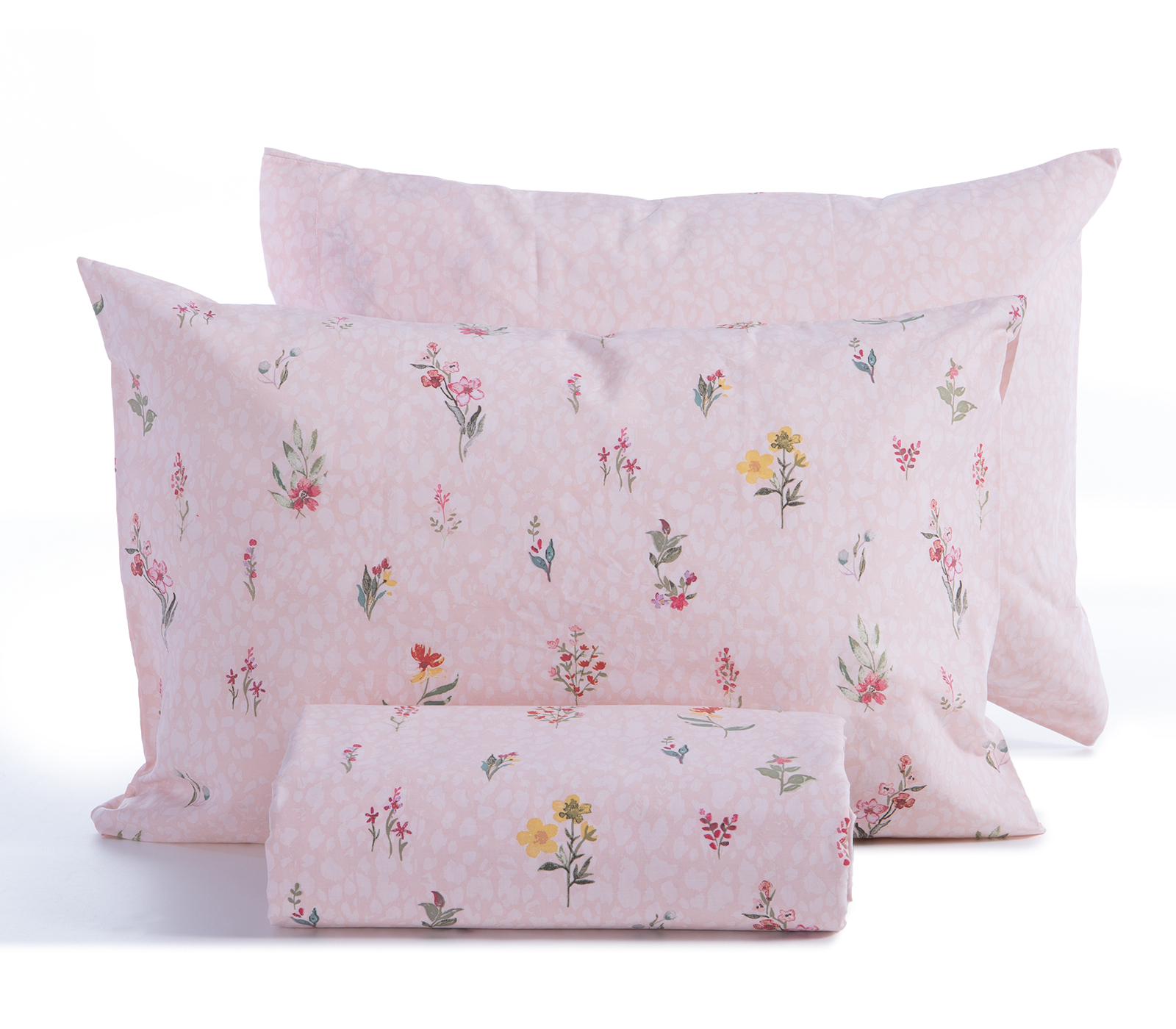 Παπλωματοθήκη μονή Nef-Nef Homeware (Σετ) Plant 170X240 Pink
