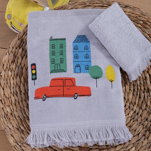 Παιδικές Πετσέτες Nef-Nef Homeware (Σετ) Velocity Grey