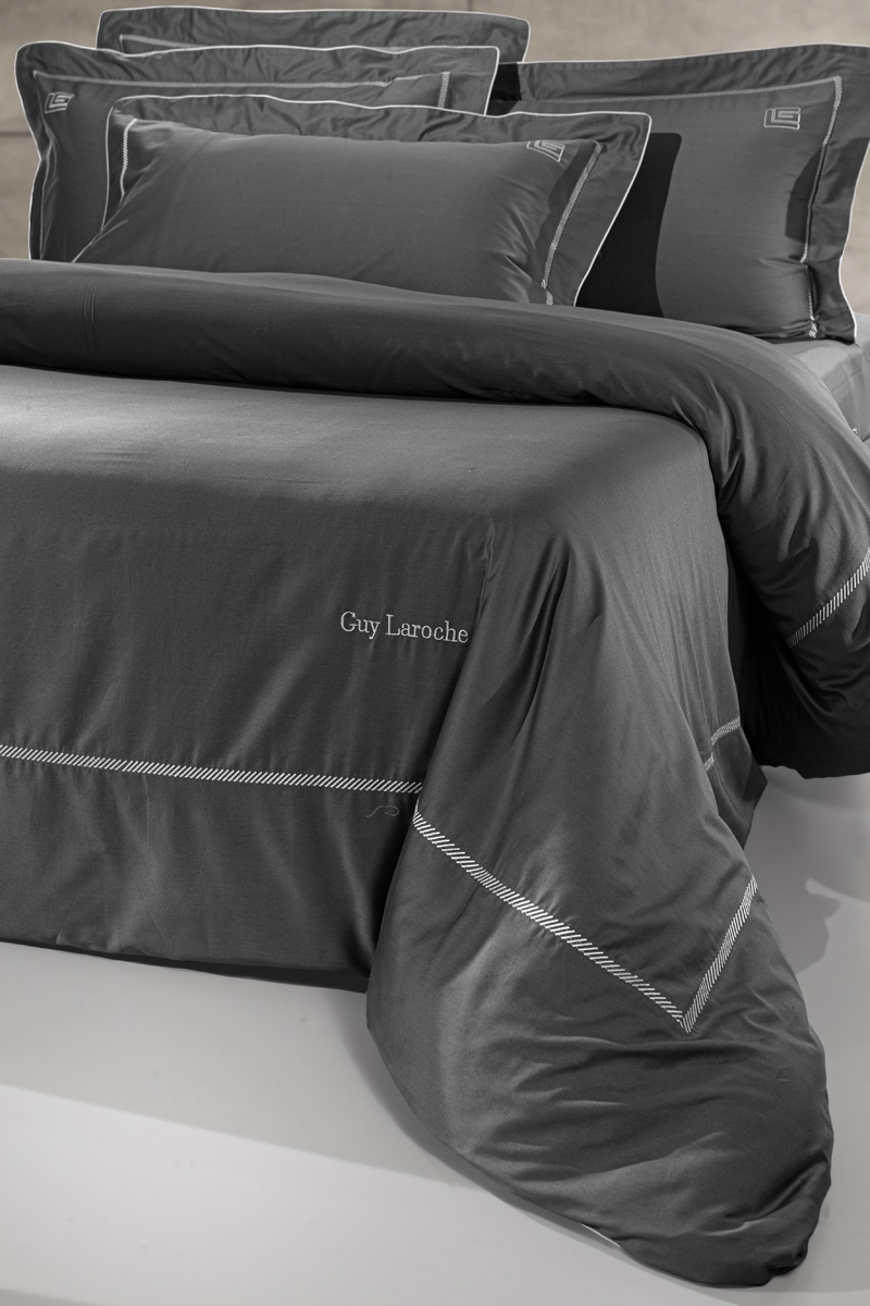 Σεντόνια King Size Guy Laroche (Σετ)  Elite Anthracite /Silver 270X280 