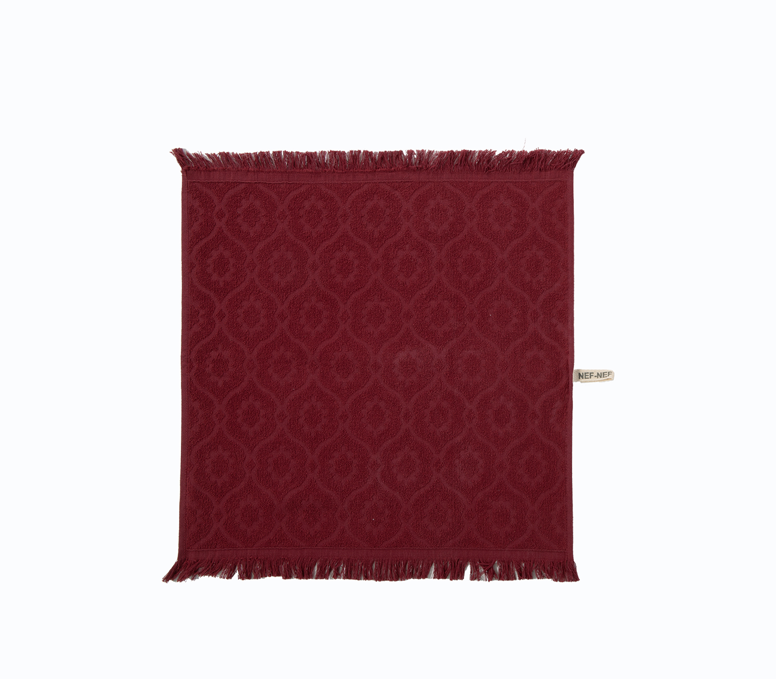 Ποτηρόπανο Nef-Nef Homeware Marocco 50x50 Bordo