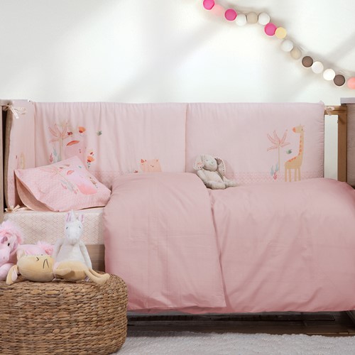 Βρεφική Παπλωματοθήκη Nef-Nef Homeware Basic 110X150 Pink