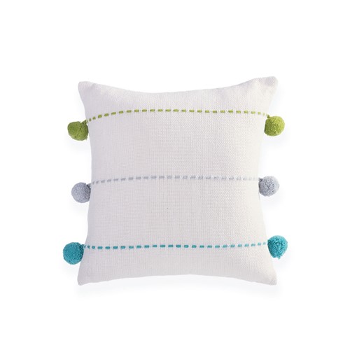 Μαξιλάρι Νef-Nef Life Line 35X35 Aqua/Lime