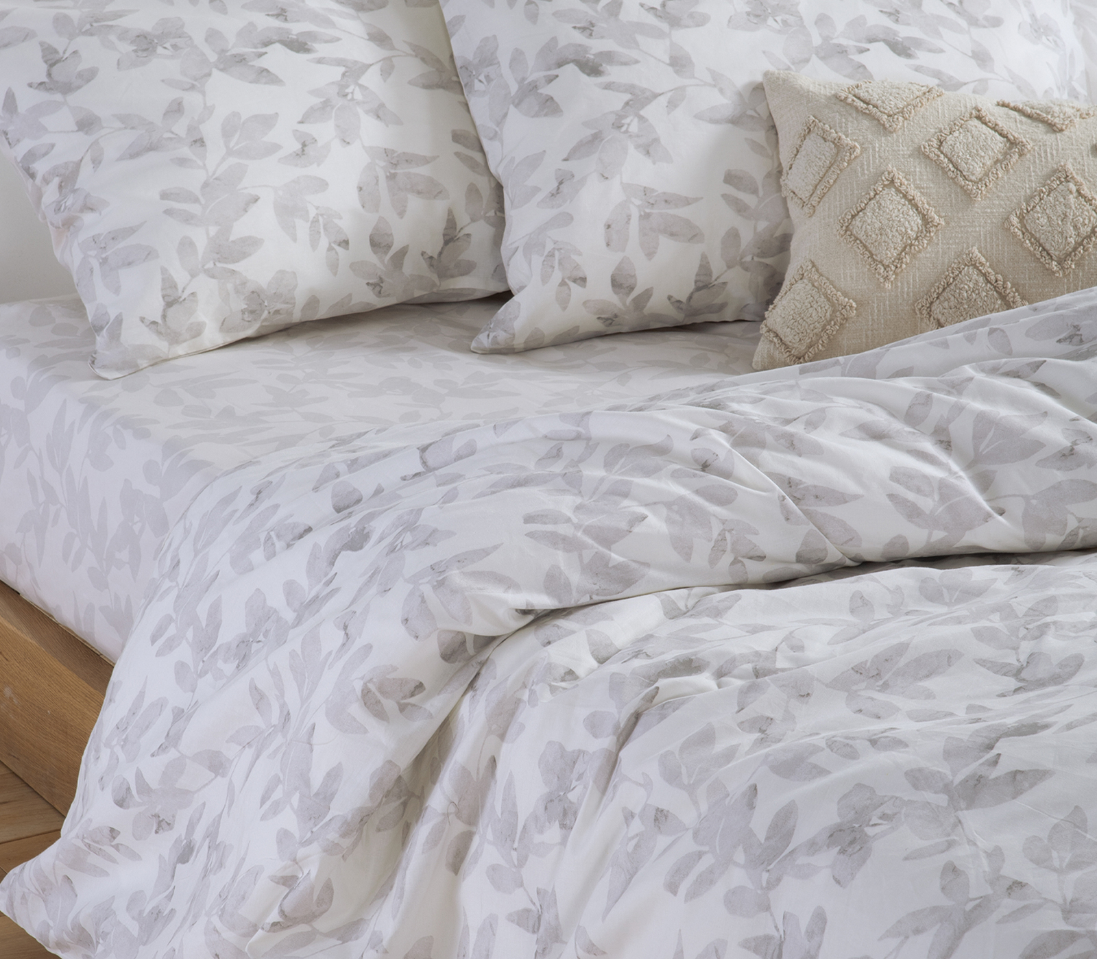 Σεντόνια Υπερδιπλα Nef-Nef Homeware (Σετ) Sencil 240Χ270 Ecru