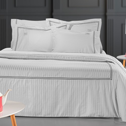 Σεντόνια King Size Guy Laroche (Σετ) Nice Cement - D.Silver 270X280