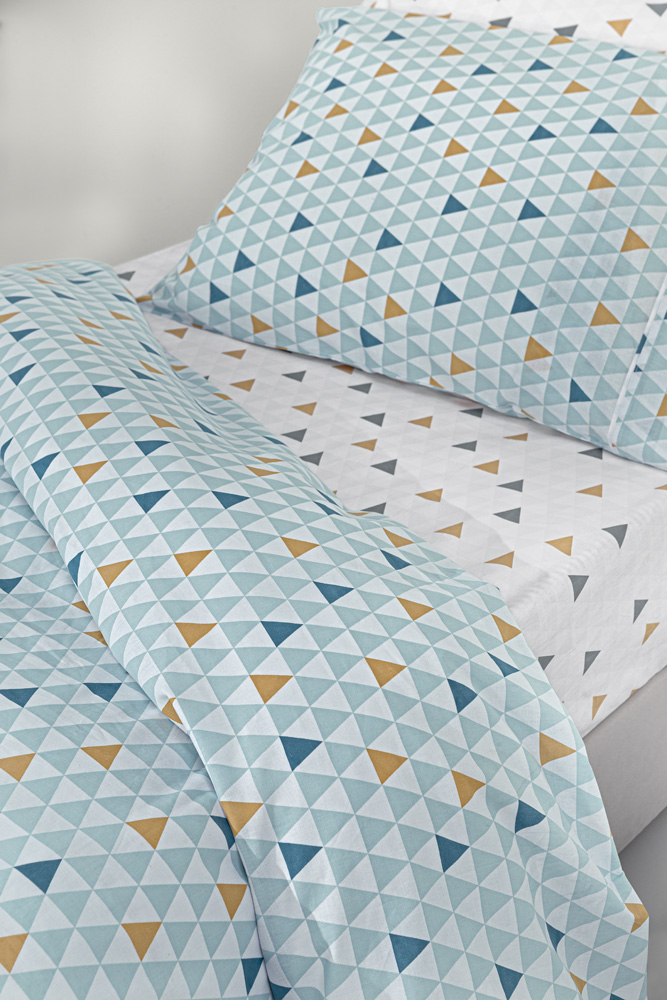 Παιδικά Σεντόνια Guy Laroche (Σετ) Two2Twenty Aqua 100X200+28 με λάστιχο