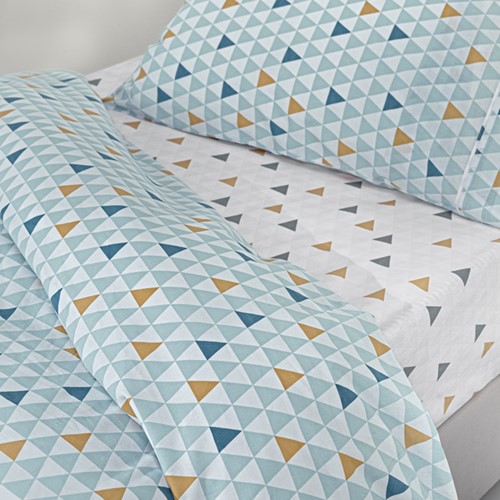 Παιδικά Σεντόνια Guy Laroche (Σετ) Two2Twenty Aqua 100X200+28 με λάστιχο