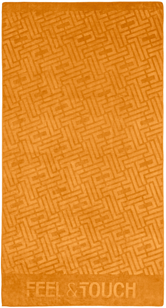 Πετσέτα Θαλάσσης Feel and Touch Icon Curry 90X170