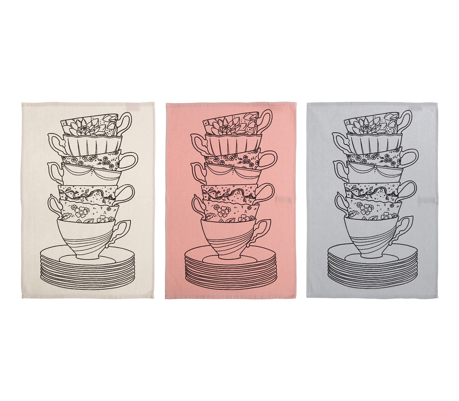 Ποτηρόπανο Nef-Nef Homeware My Cup Of Tea 40x60 English Rose