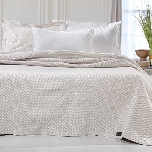 Κουβέρτα Hμίδιπλη Guy Laroche Slalom Ivory 180X260