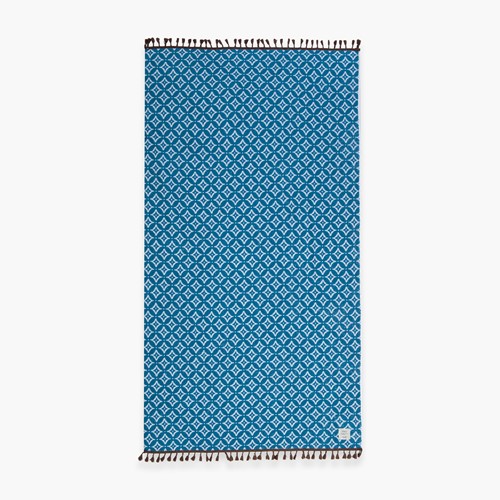 Πετσέτα Θαλάσσης Nef-Nef Homeware Sparkle Fringes 90X170 Denim