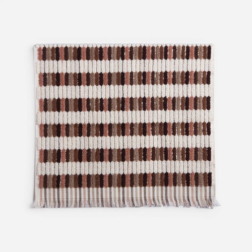 Πετσέτα Σώματος Nef-Nef Homeware Trivial 70x140 Ecru/Terra
