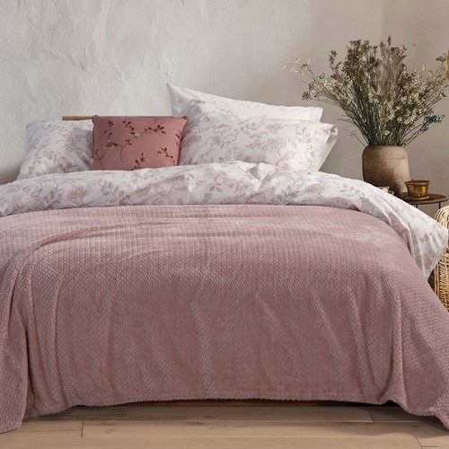 Κουβέρτα Υπέρδιπλη Nef-Nef Homeware Worth 220x240 Mauve