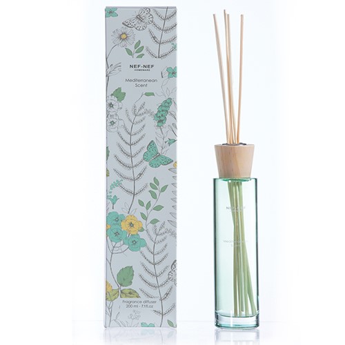 Αρωματικό Χώρου Με Στικς Nef-Nef Mediterranean 200ml Green