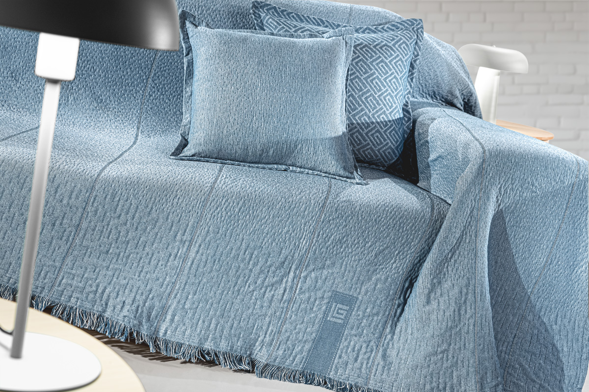 Ριχτάρι Τριθεσίου Guy Laroche Soho Denim 180Χ300