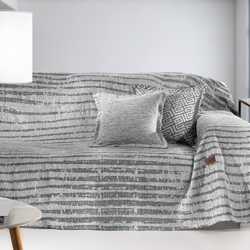 Ριχτάρι Πολυθρόνας Guy Laroche Sydney Silver 180X150