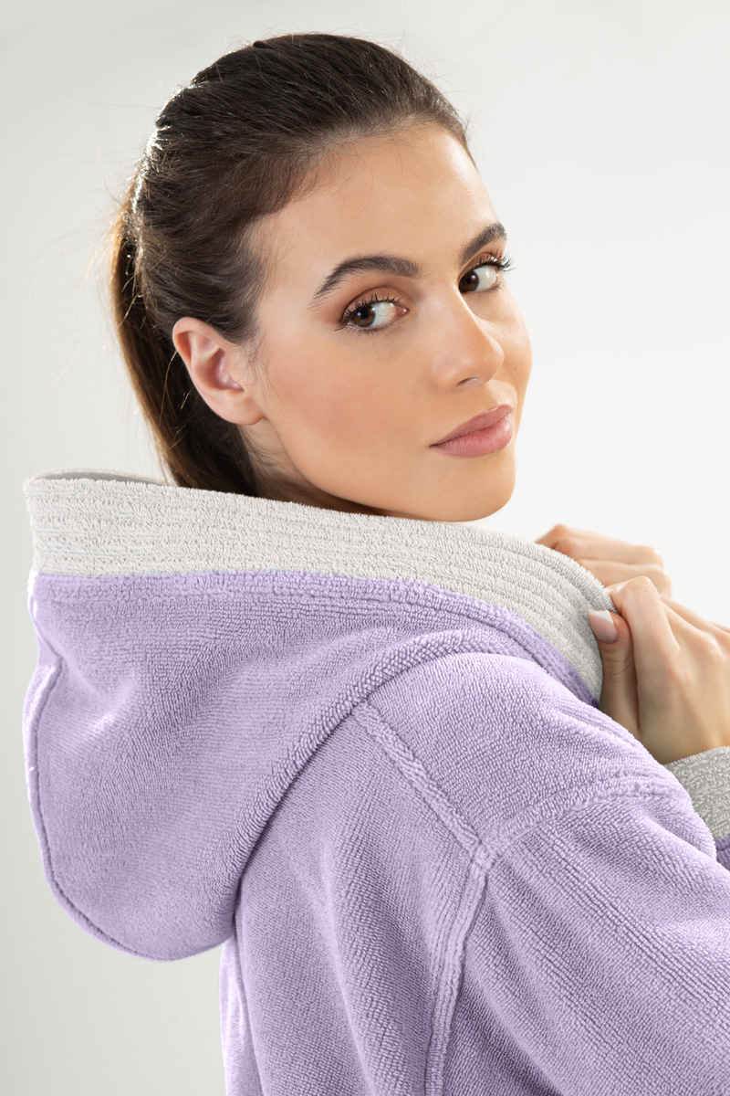 Μπουρνουζι Guy Laroche Monogram Levander Small