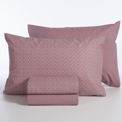 Σεντόνια Μονά Nef-Nef Homeware με λάστιχο 170x270 Suspen Mauve