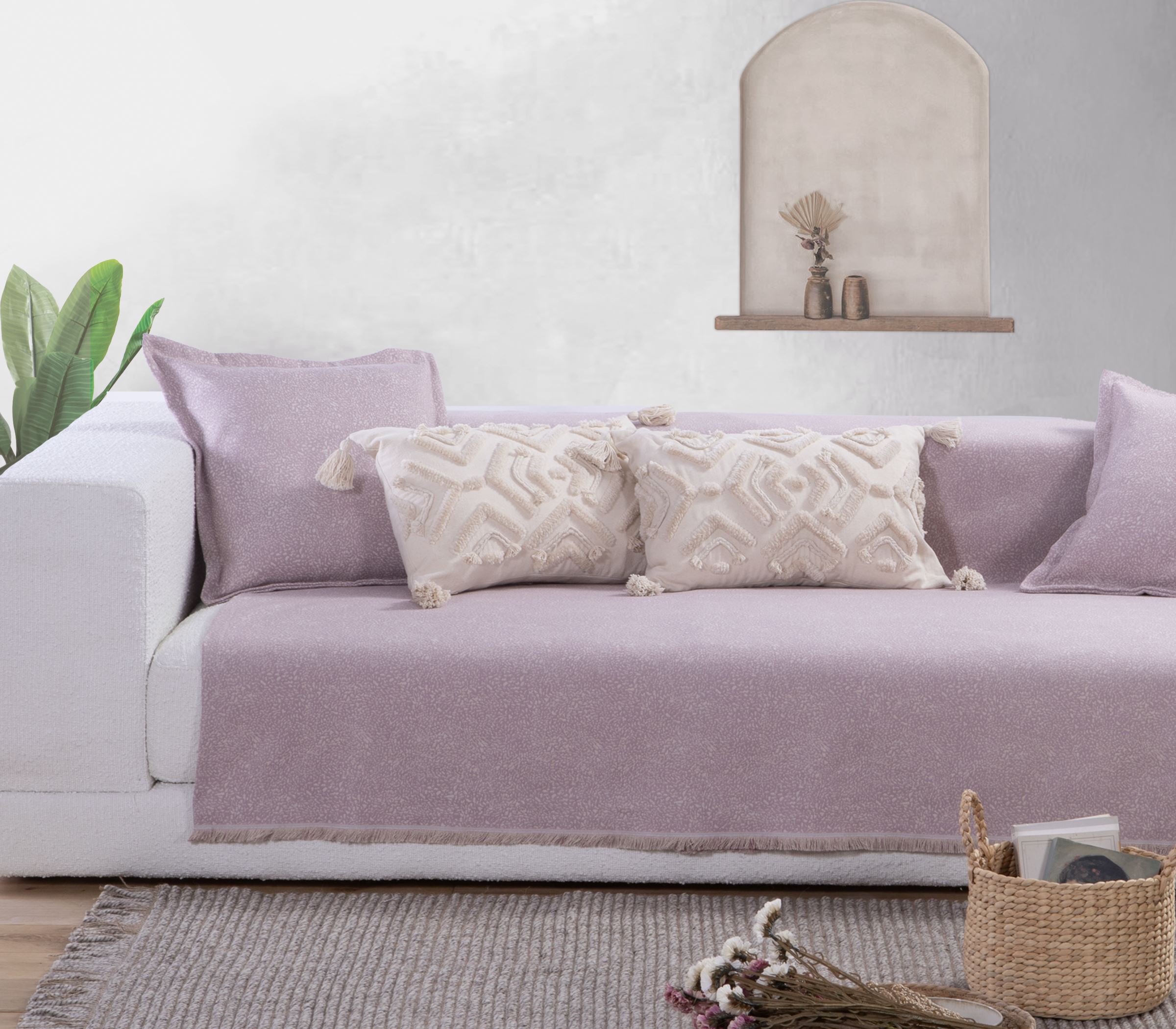 Ριχτάρι Τριθεσίου Nef-Nef Homeware Aronia 170X300 Lilac