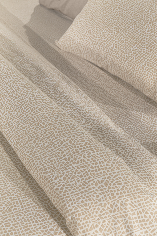 Σεντόνια Υπέρδιπλα Guy Laroche (Σετ) Φανέλα Mira Mocca 240X265